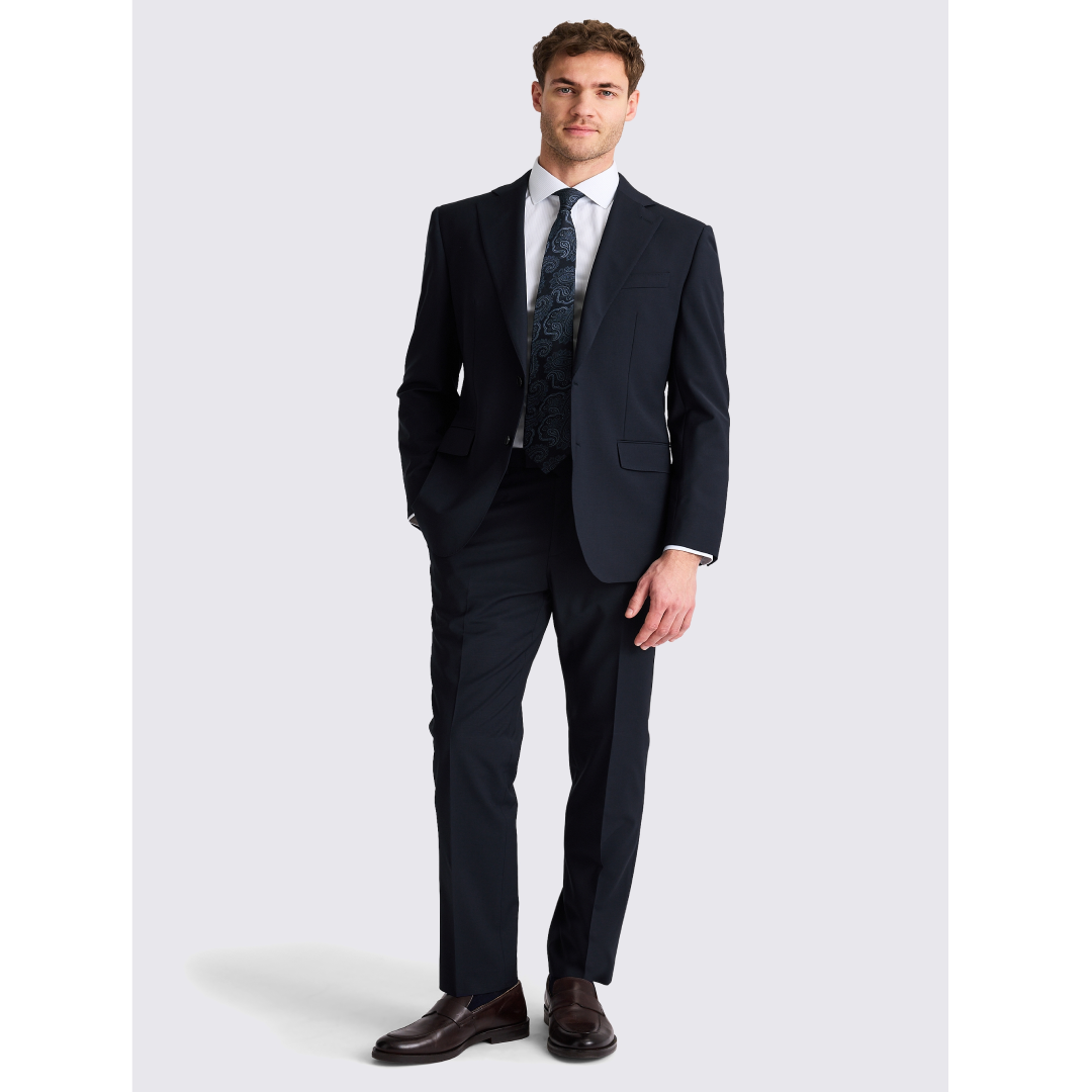 Men's Navy Suit – Tailored Fit Formal Wear | UK Supplier