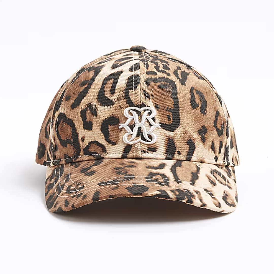 Beige Leopard Print Cap – Casual Animal Print Fashion | UK Wholesale