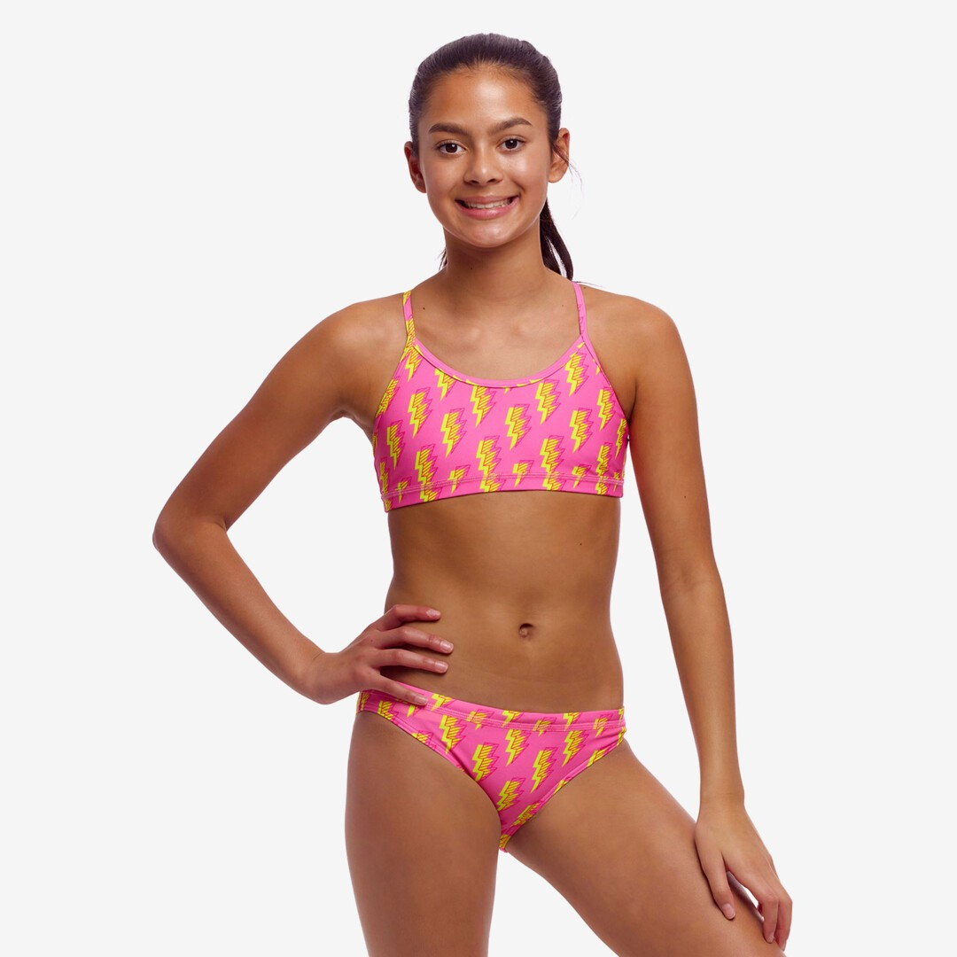 Girls Two-Piece Sporty Swimsuit – Active Swimwear Set | UK Wholesale