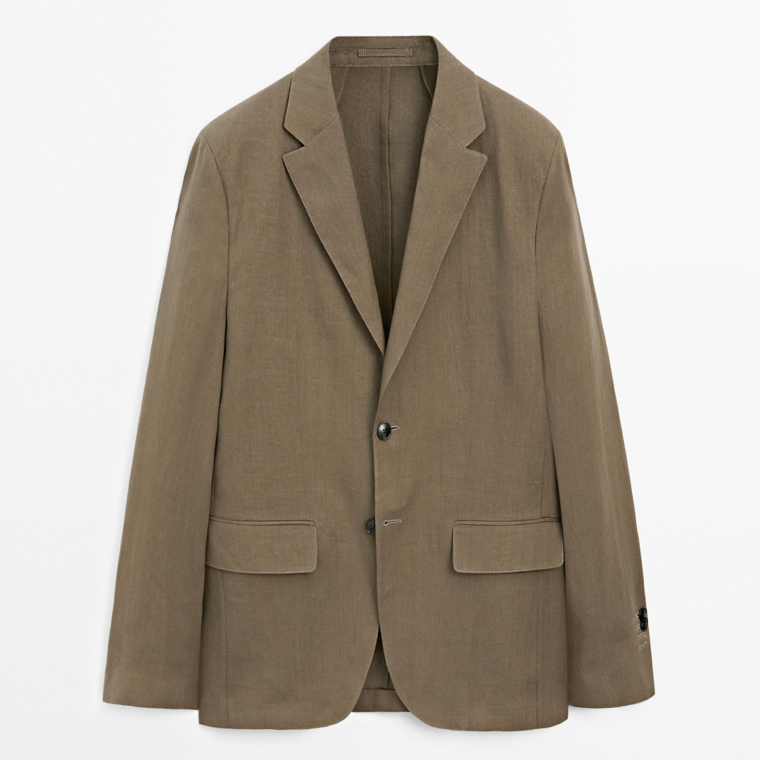 100% Linen Blazer for Men – Malaysia Clothing Manufacturer & Supplier