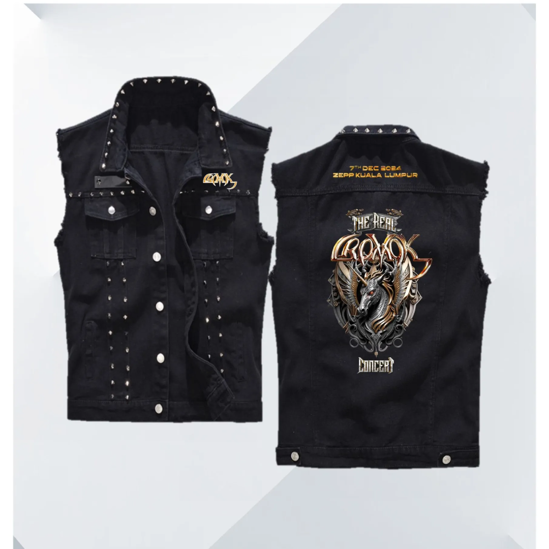The REAL Cromok Denim Vest – Iconic Fashion Statement | Malaysia Supplier