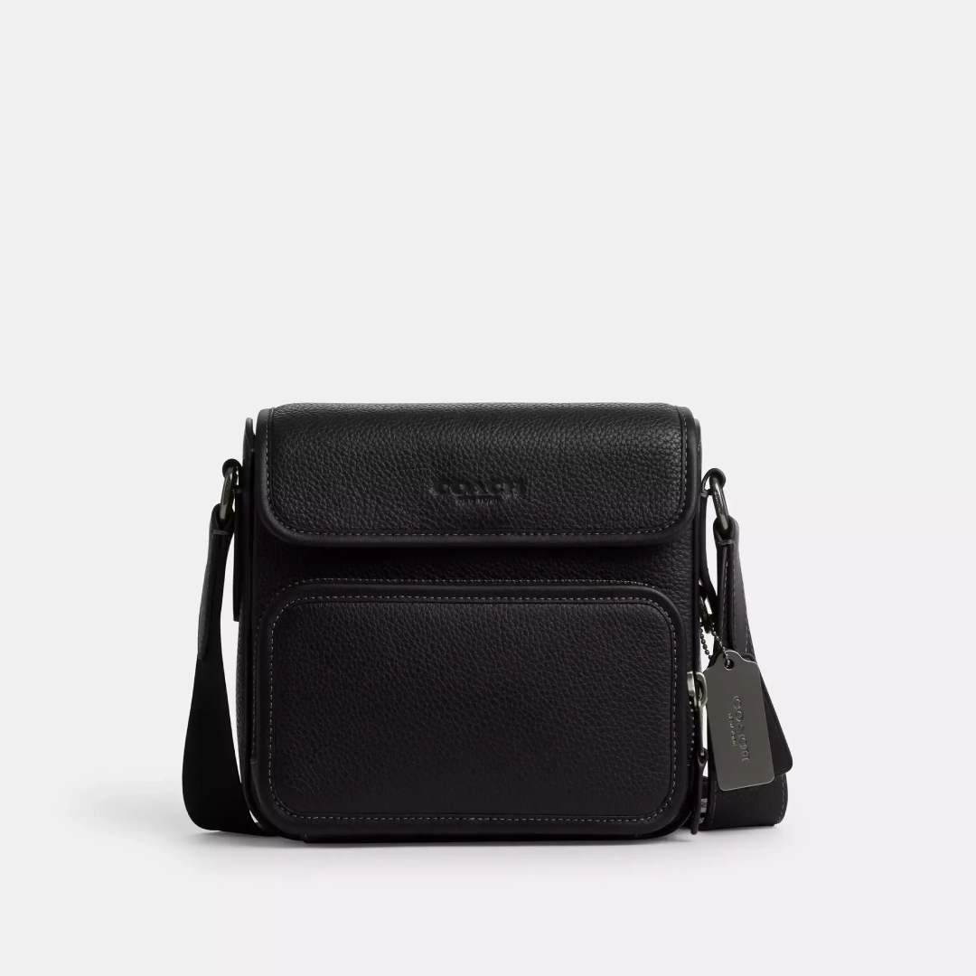 Coach Sullivan Flap Crossbody – Premium Black Bag | Malaysia Distributor