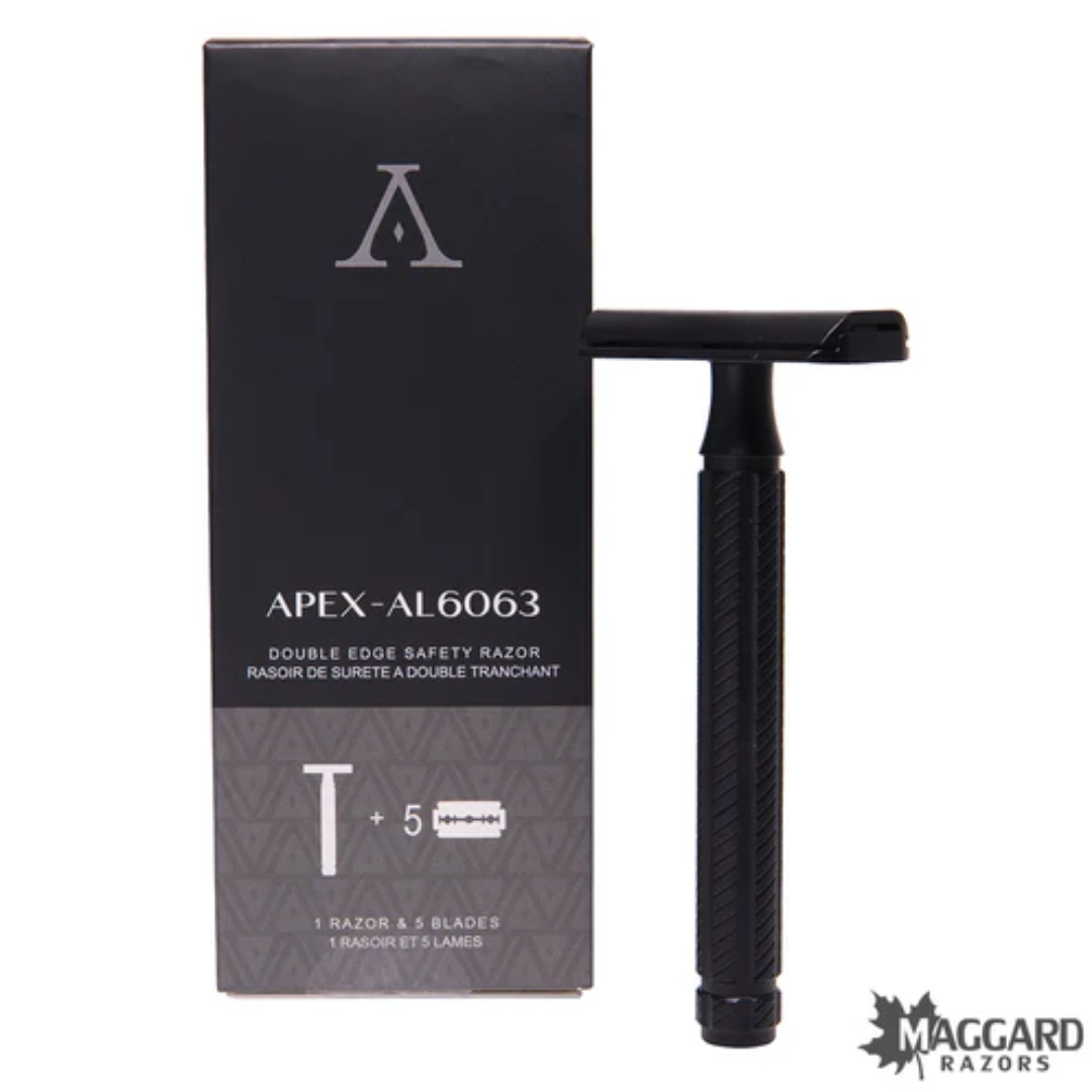 APEX AL-6063 Aluminum Safety Razor Grooming Tools USA