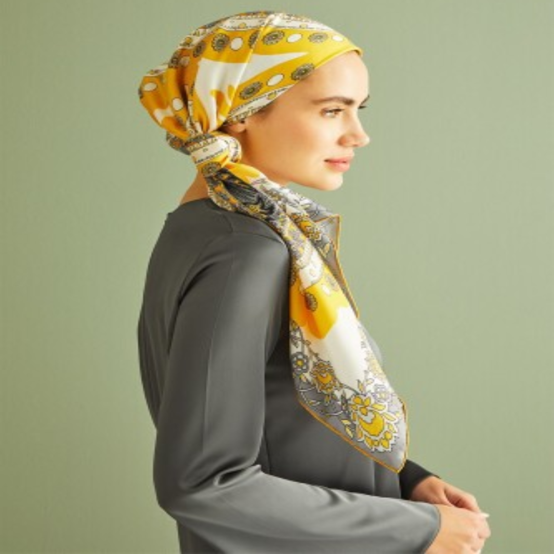 Tay Handmade Silk Scarf New Rice Festival Vietnam