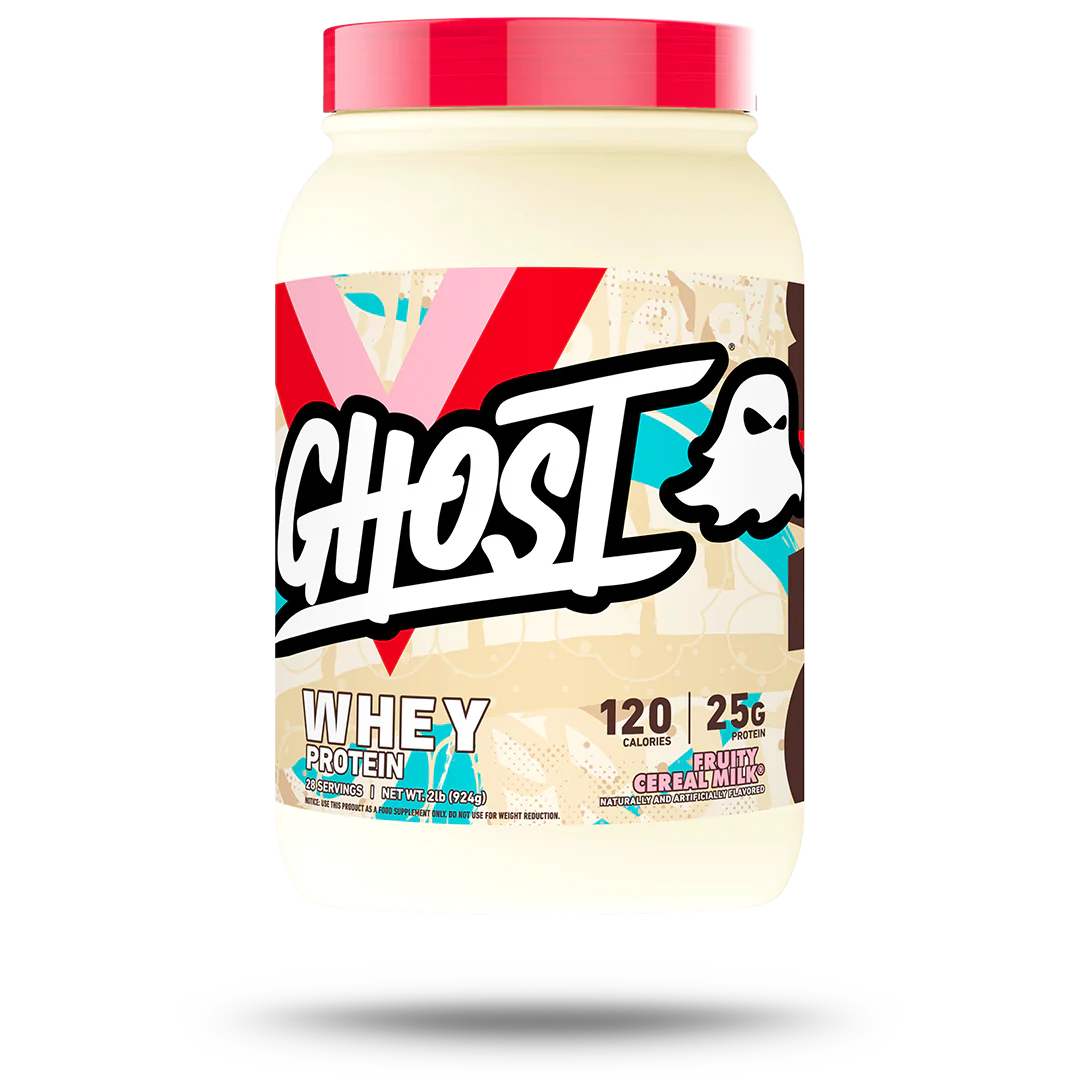 GHOST WHEY Fruity Cereal Milk Protein Supplement USA