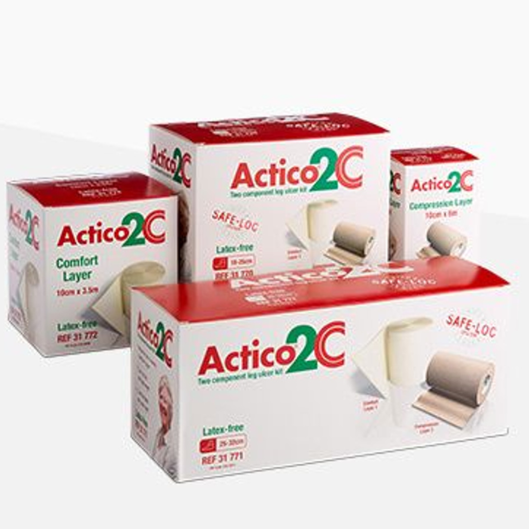 Actico 2c Ulcer Bandage Kit – Wound Dressing UK