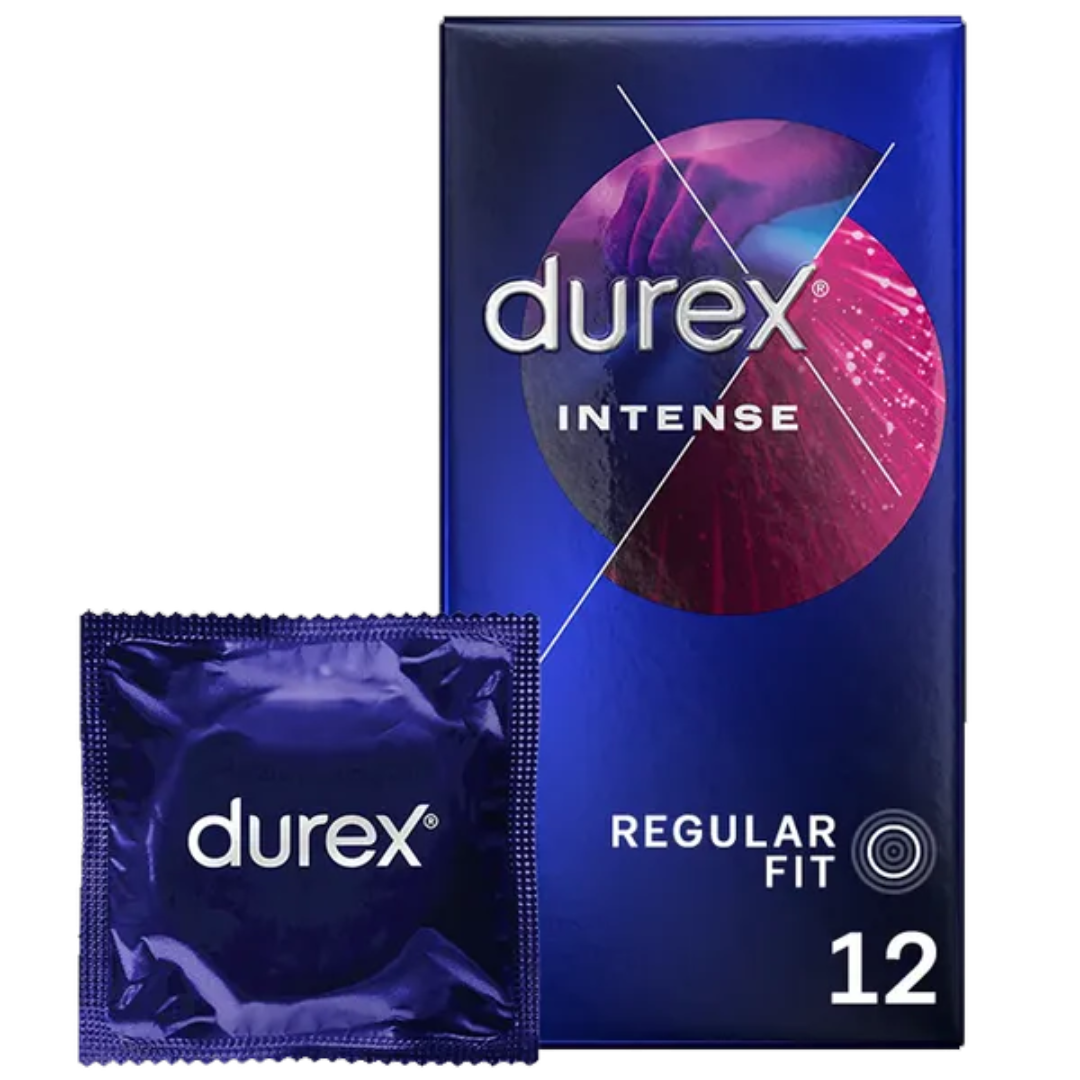 Durex Intense Condoms 12-Pack – UK Sexual Wellness