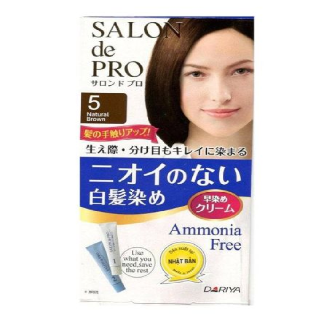 Silver Hair Dye Cream No5 Vietnam Salon De Pro for Women
