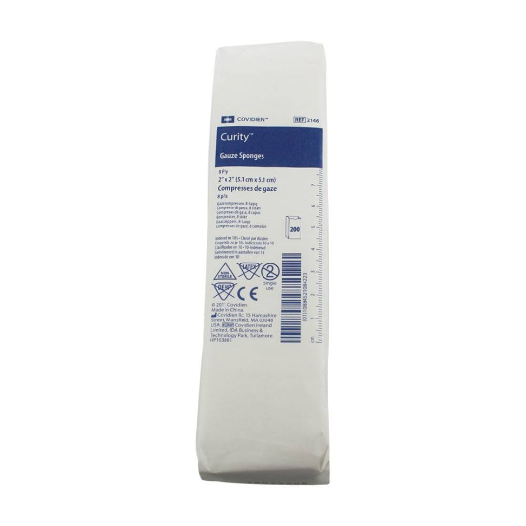 Curity 2x2 Gauze Pads 200pk Reliable US Medical Supply