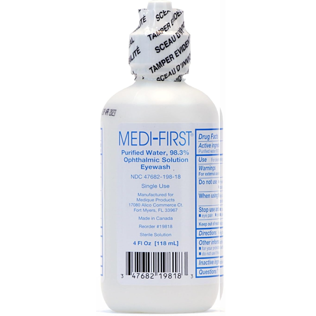 4oz Ophthalmic Eyewash Solution Eye Protection for Clinics
