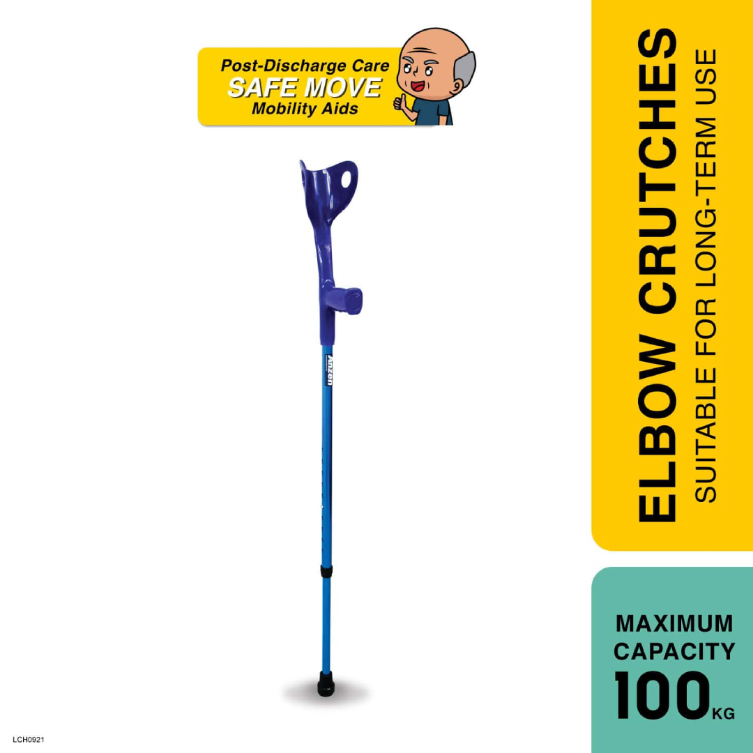 Anzen Elbow Crutches Comfortable Forearm Support MY