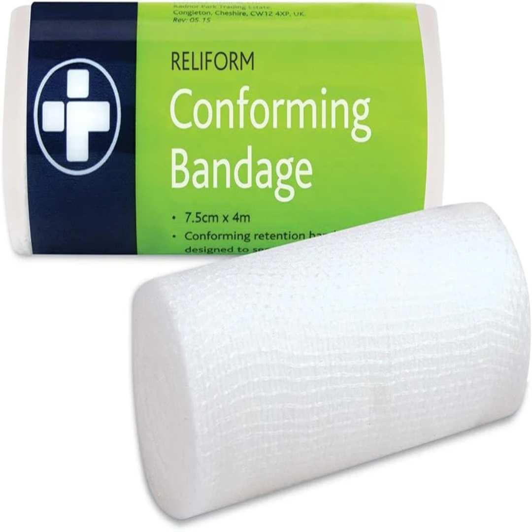 Conforming Bandage 7.5cm x 4.5m Secure Wrap UK