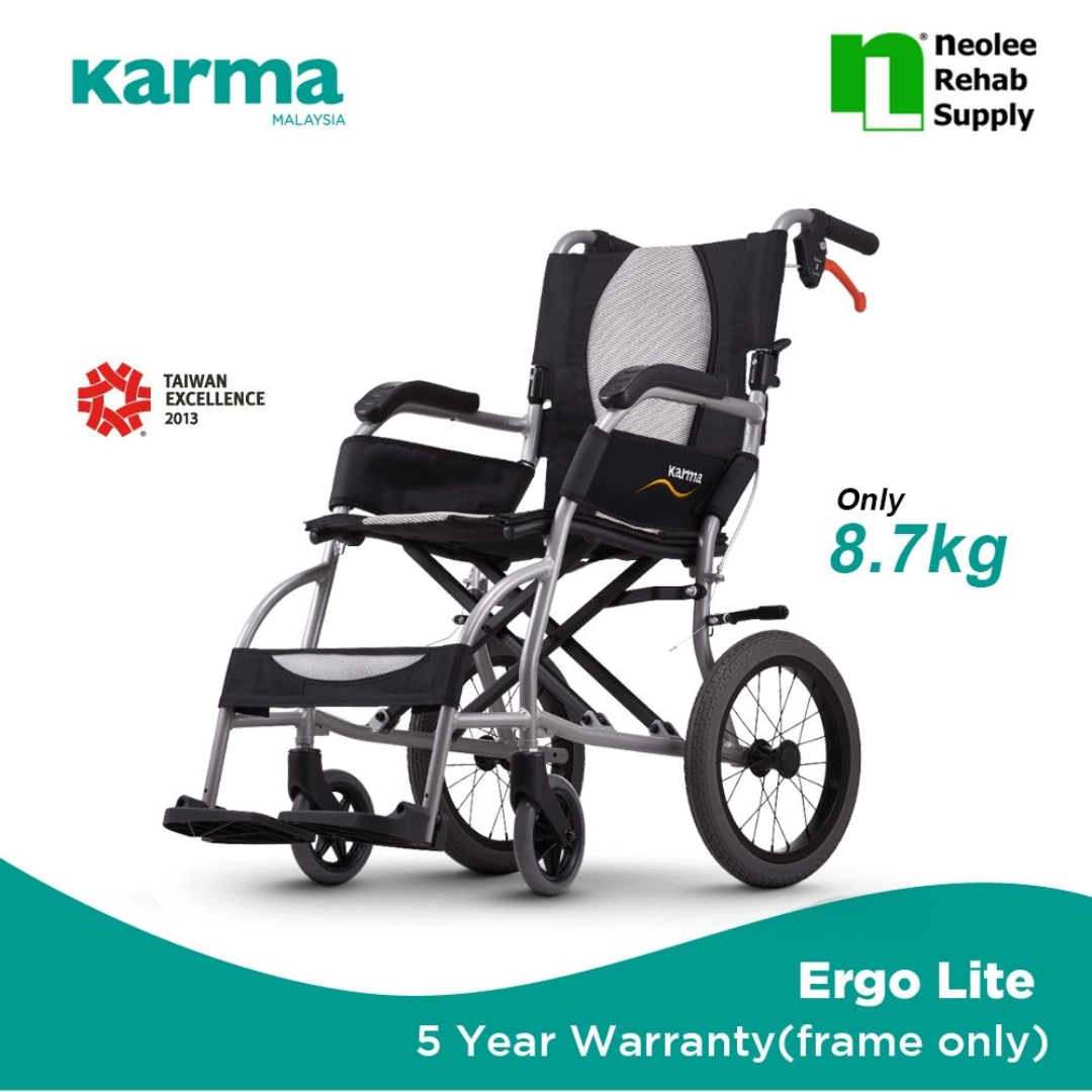 Karma Ergo Lite 18" Wheelchair – Malaysia Medical Supply