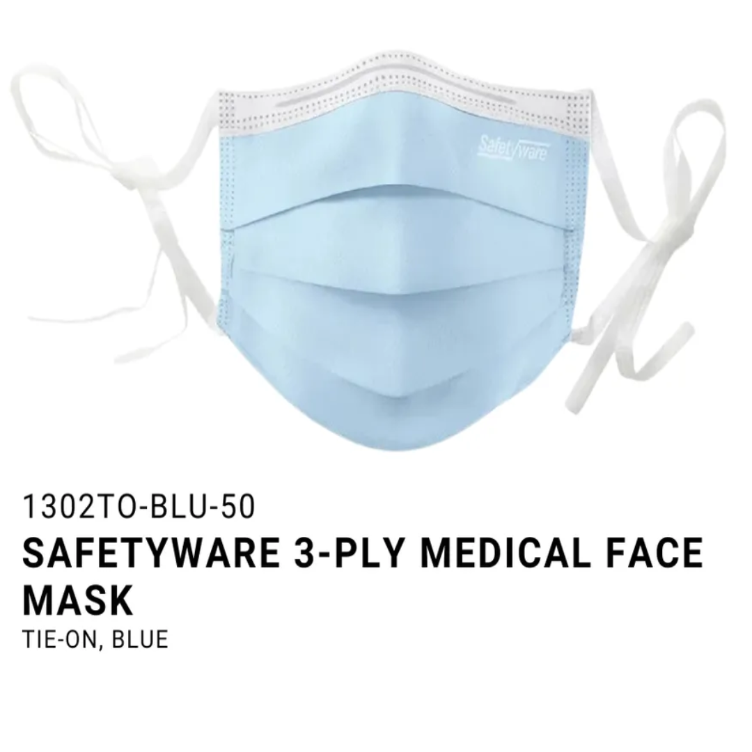 Safetyware 3-Ply Face Masks Certified Medical Grade Malaysia