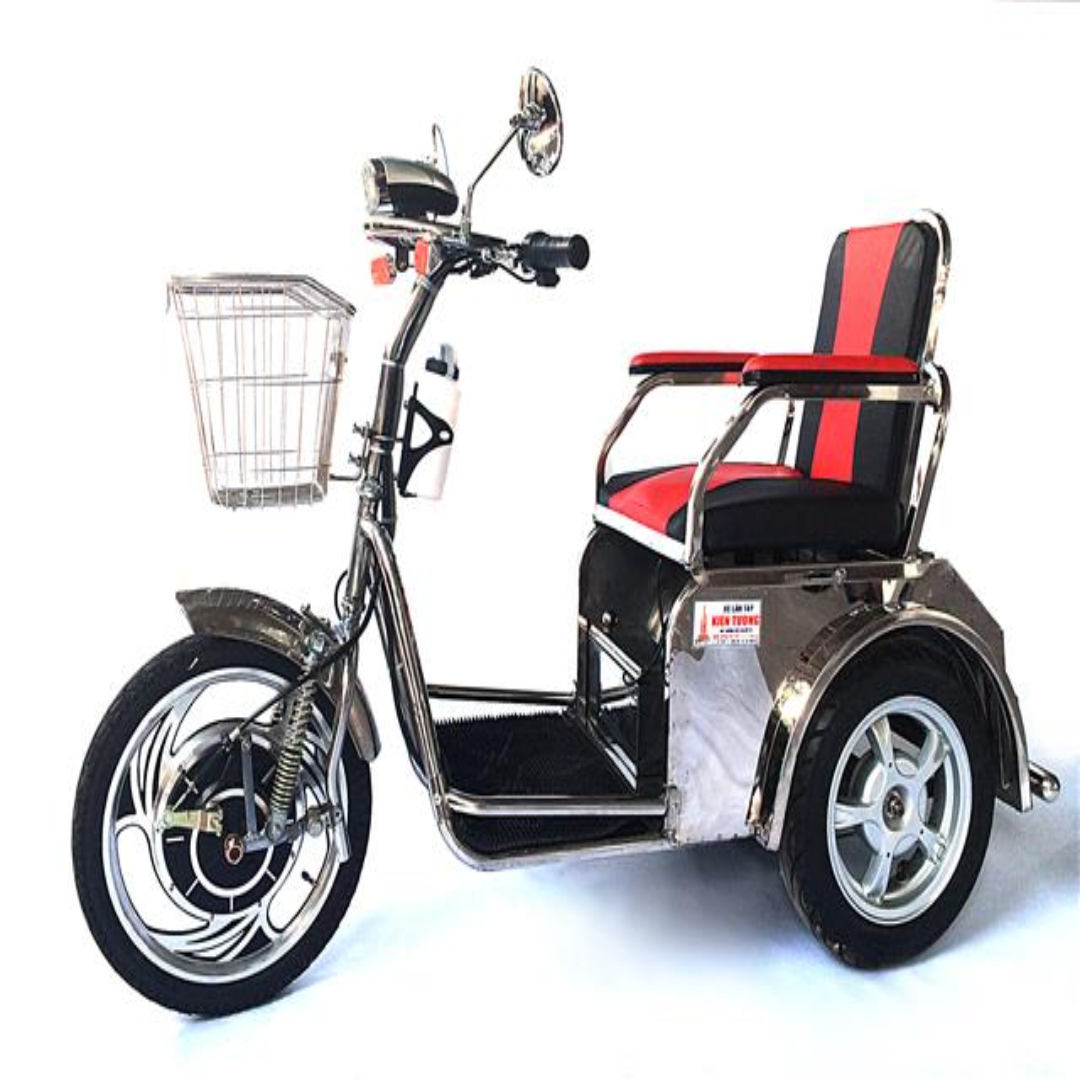 Electric 3 Wheel Mobility Scooter Ride Assist Vietnam