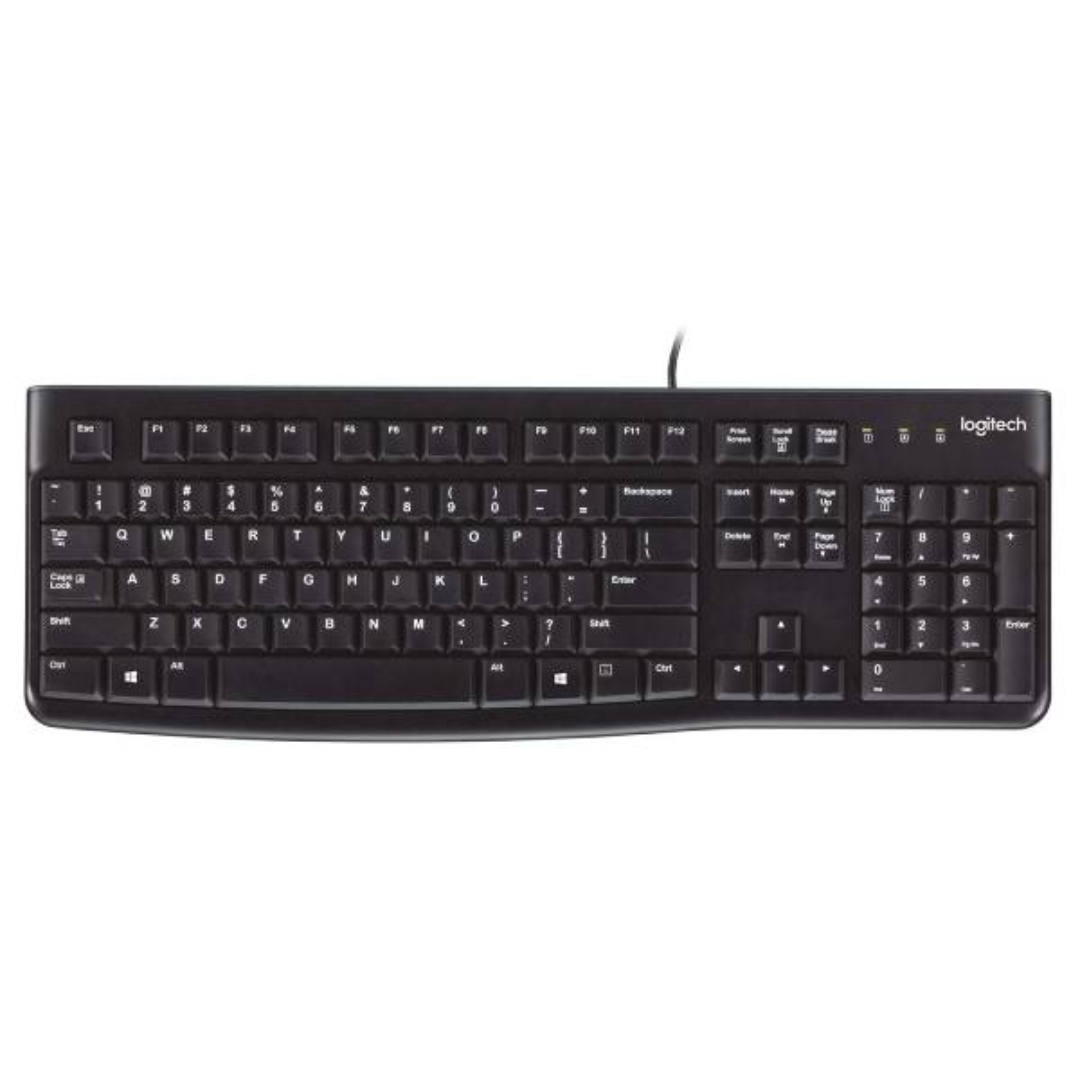 Logitech K120 USB Keyboard Plug and Play UAE