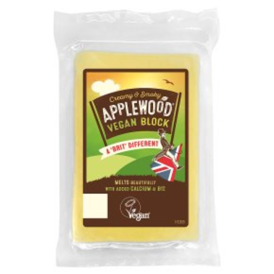 Applewood Vegan Cheese Block 200g Dairy Free UK