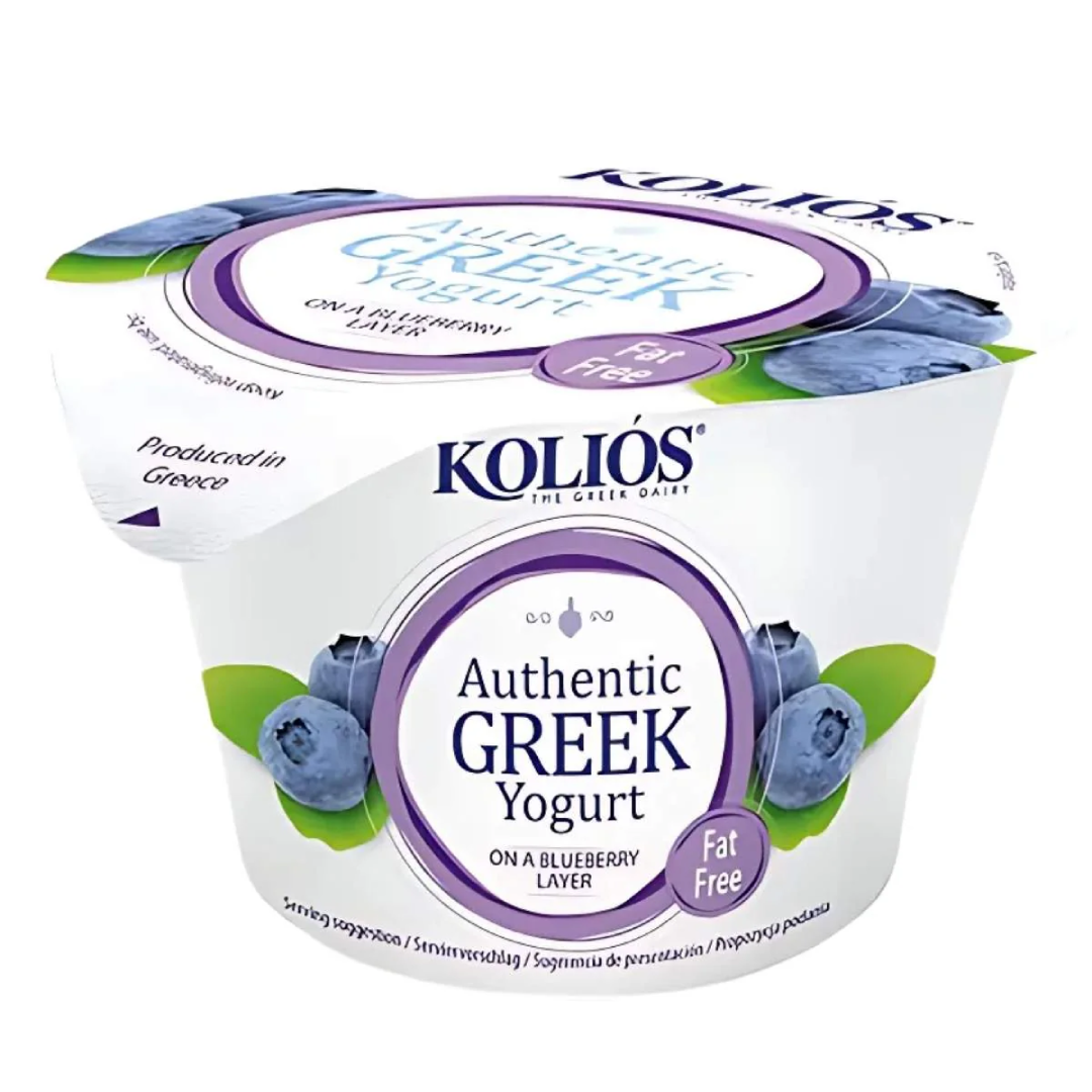 Kolios Blueberry Greek Yoghurt 150g UK Snack