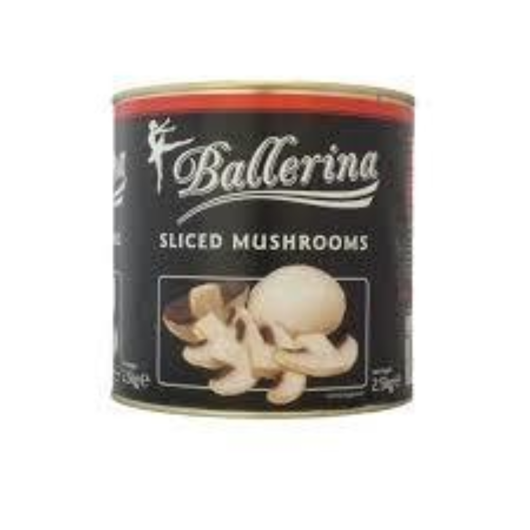 6x2.2kg Sliced Mushrooms Canned Veg UK Supplier