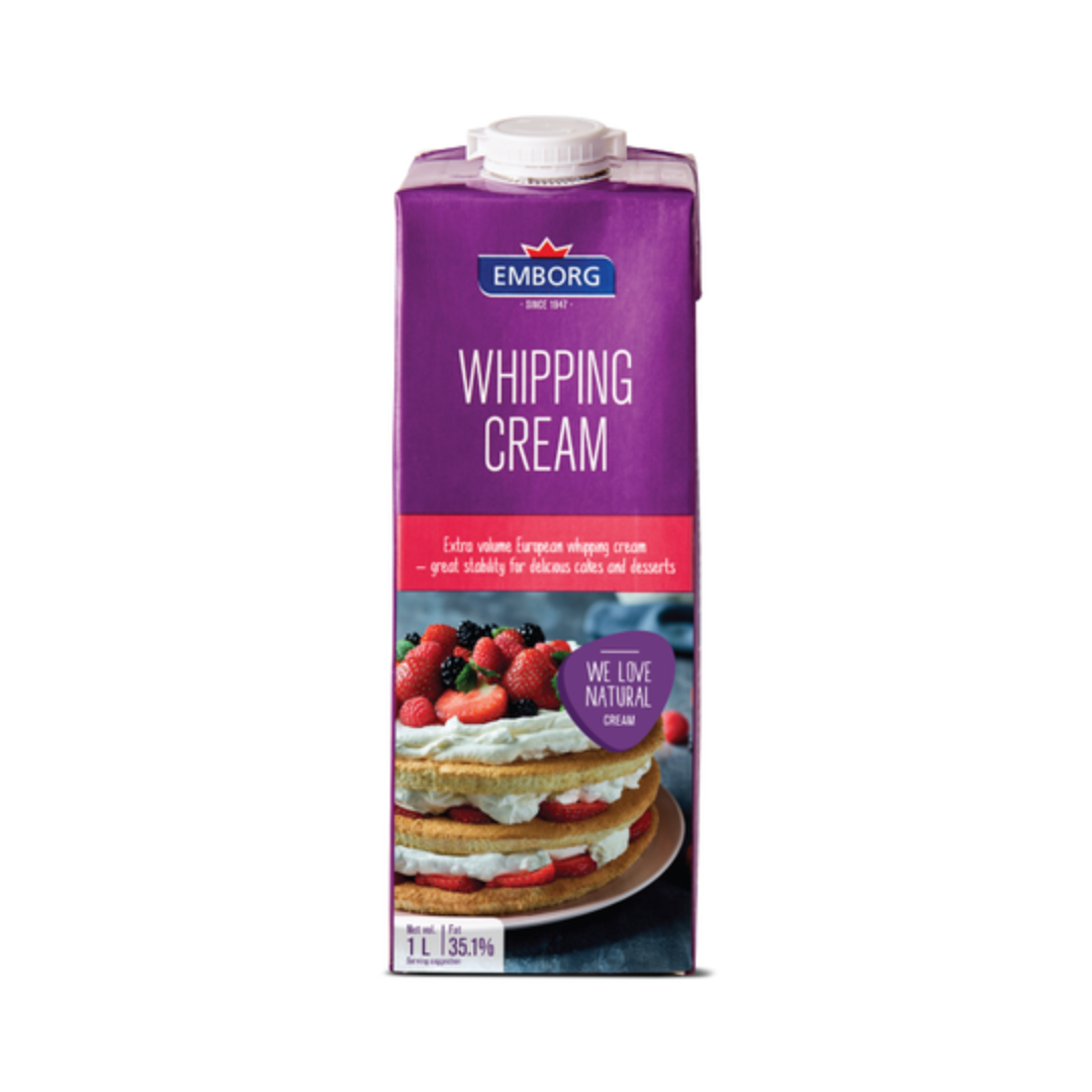EMBORG UHT Whipping Cream 1L Dairy Malaysia
