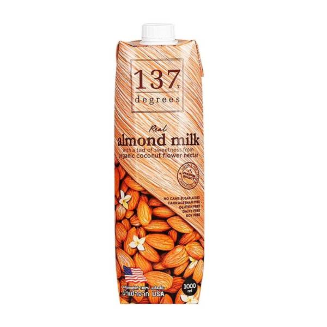 137 Degrees Almond Milk 1L Vegan Drink Vietnam