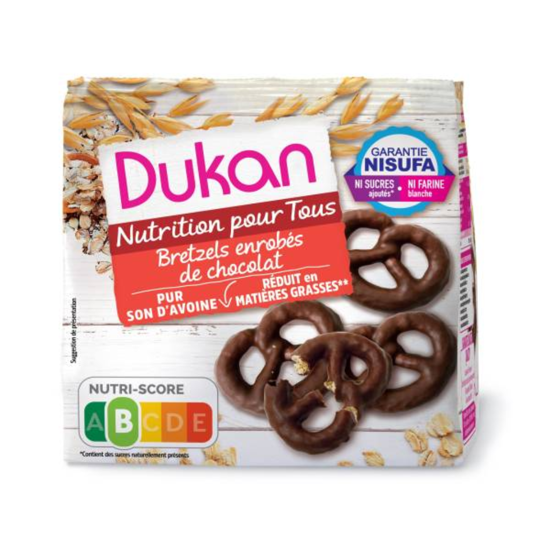 Dukan Chocolate Oat Pretzels 100g Snack Vietnam