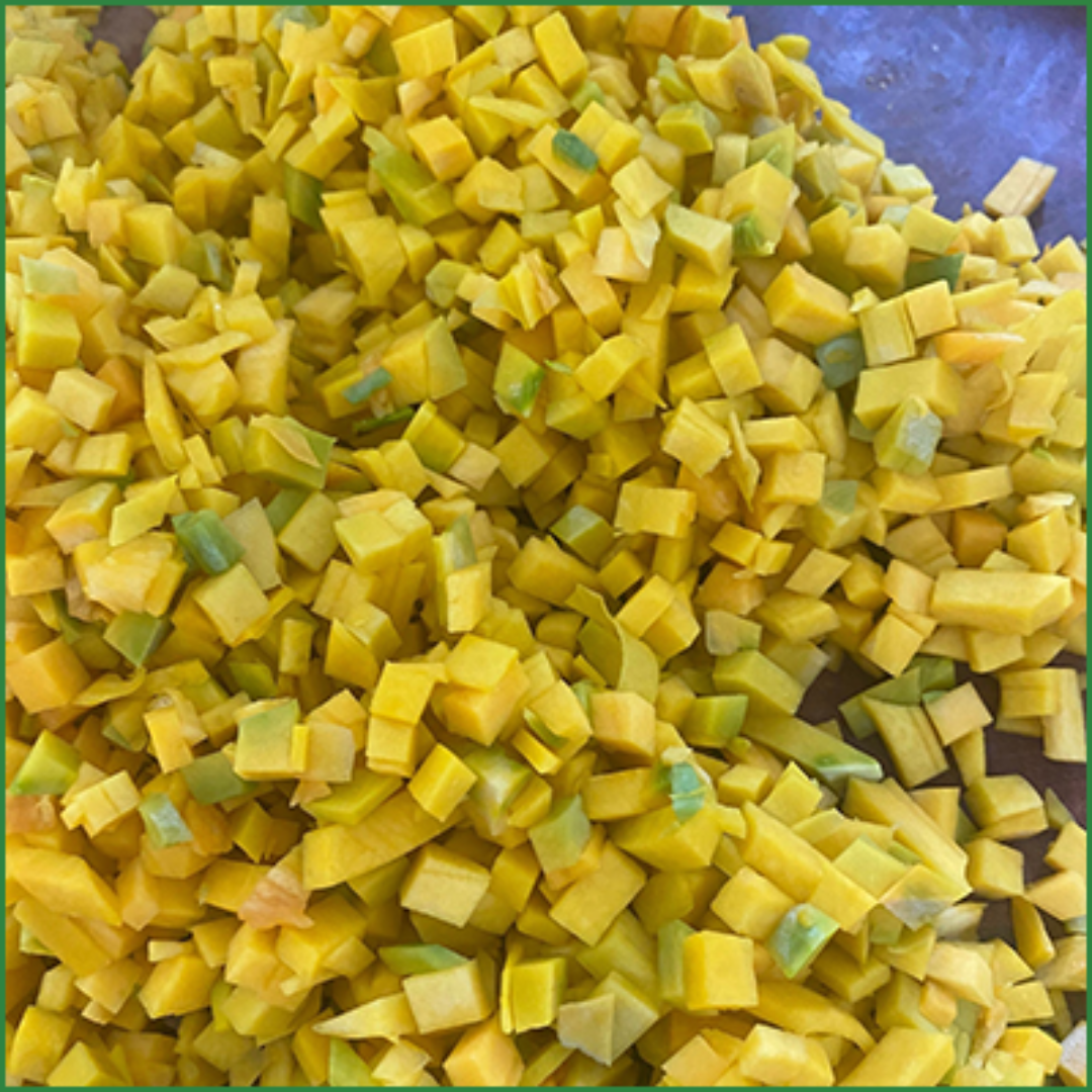 Frozen Diced Pumpkin 450g Vietnam Vegetable Supply