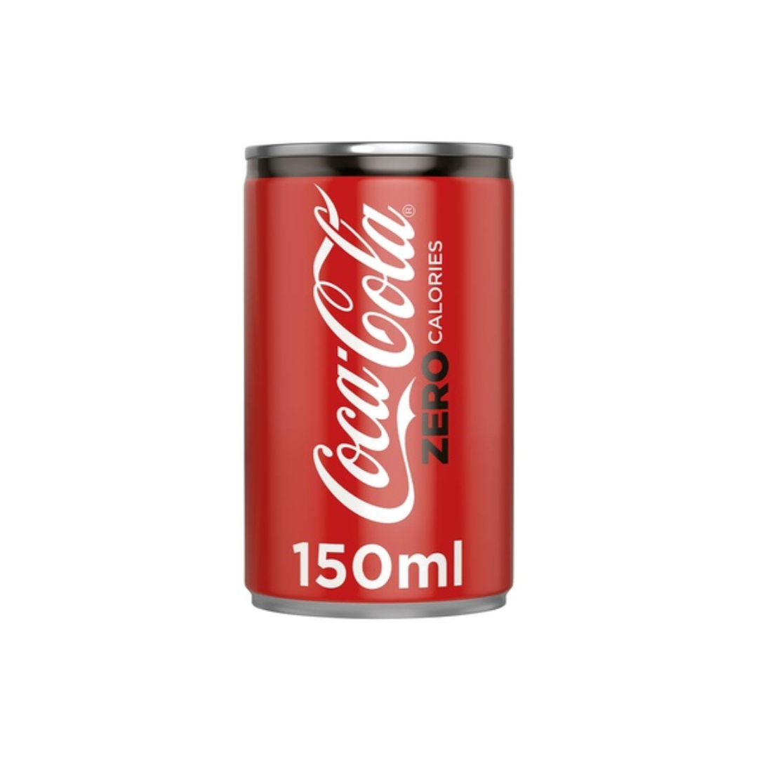 COCA-COLA Zero Soft Drink 150ml Can UAE Supplier