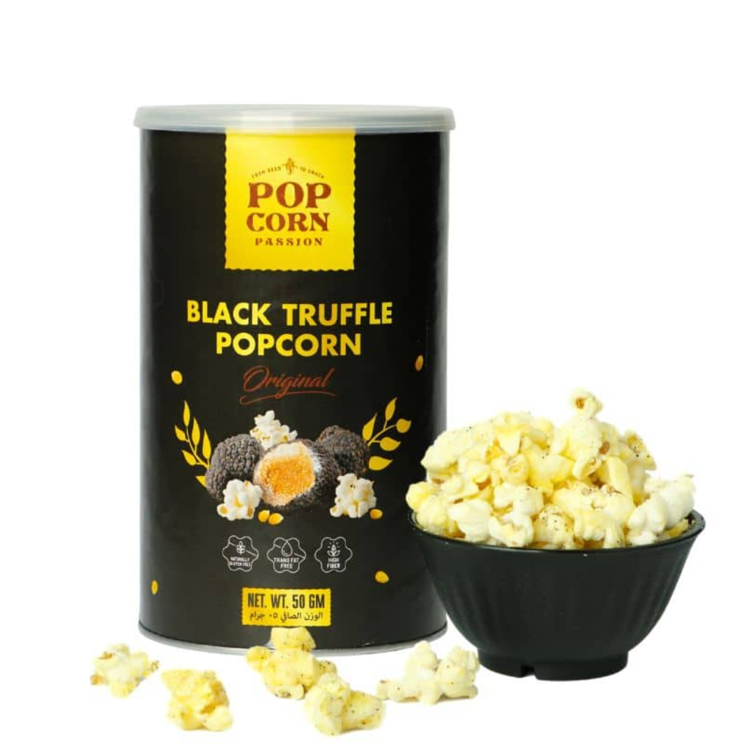 Black Truffle Popcorn Gourmet Snack United Arab Emirates