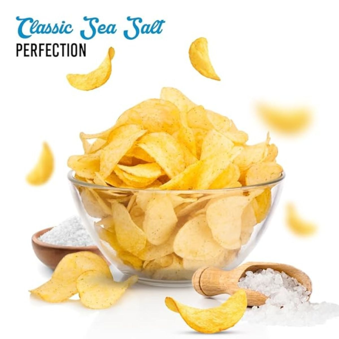 Sea Salt Flavoured Kettle Chips and Crisps - 200GM
