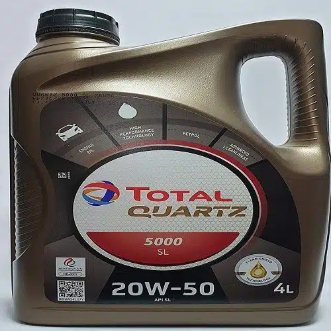 20W50 Total Engine Oil 4L Gallon UAE Distributor