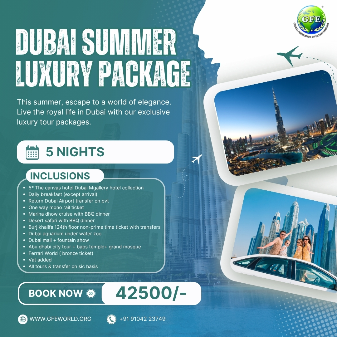 Dubai Tours & Travels Best Holiday Packages & Deal