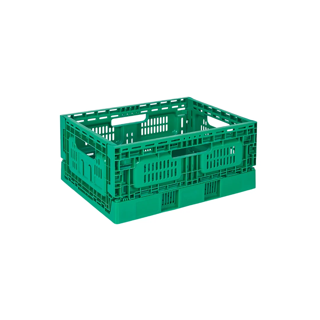 Compact Collapsible Plastic Crate 400x300 UK Supplier