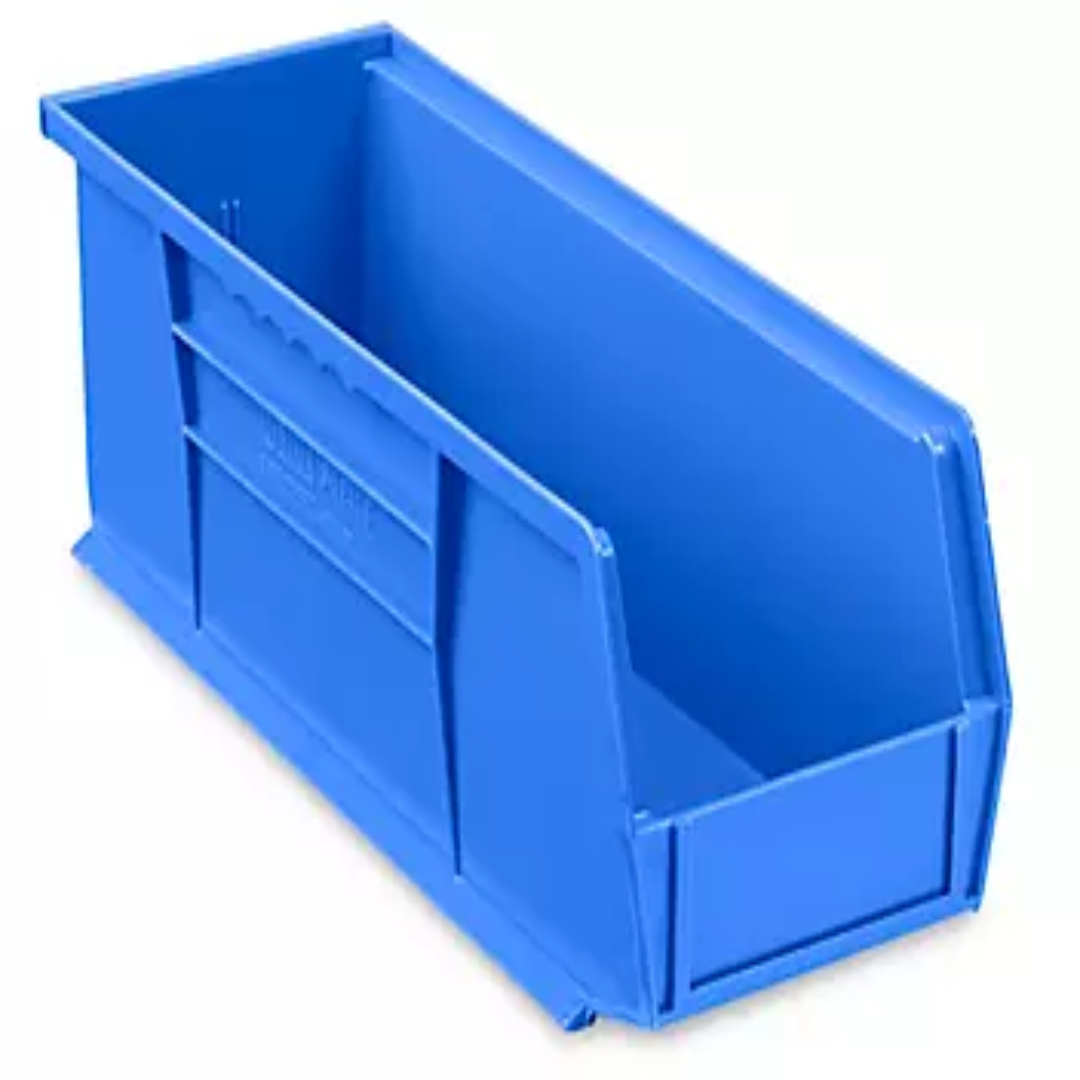 Plastic Stackable Bins 15x5.5x5 Inch US Supplier