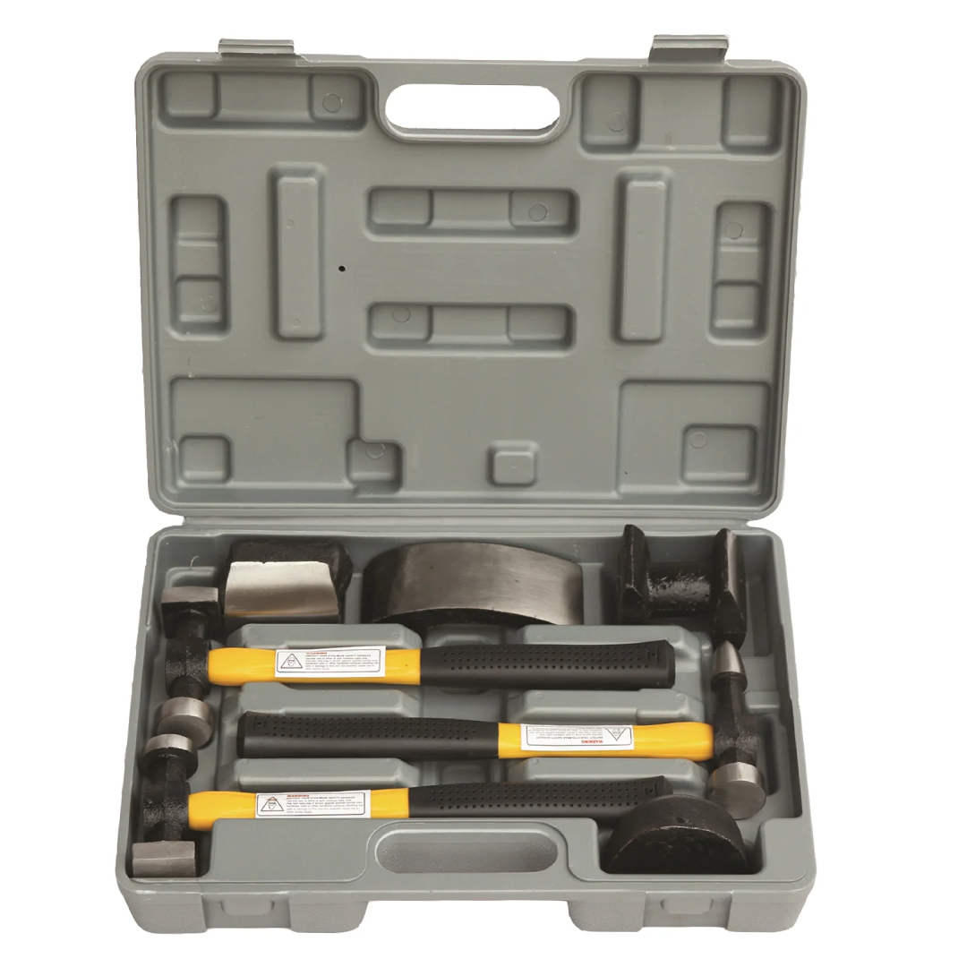 7 Pc Auto Body Repair Hammer Dolly Set US Source