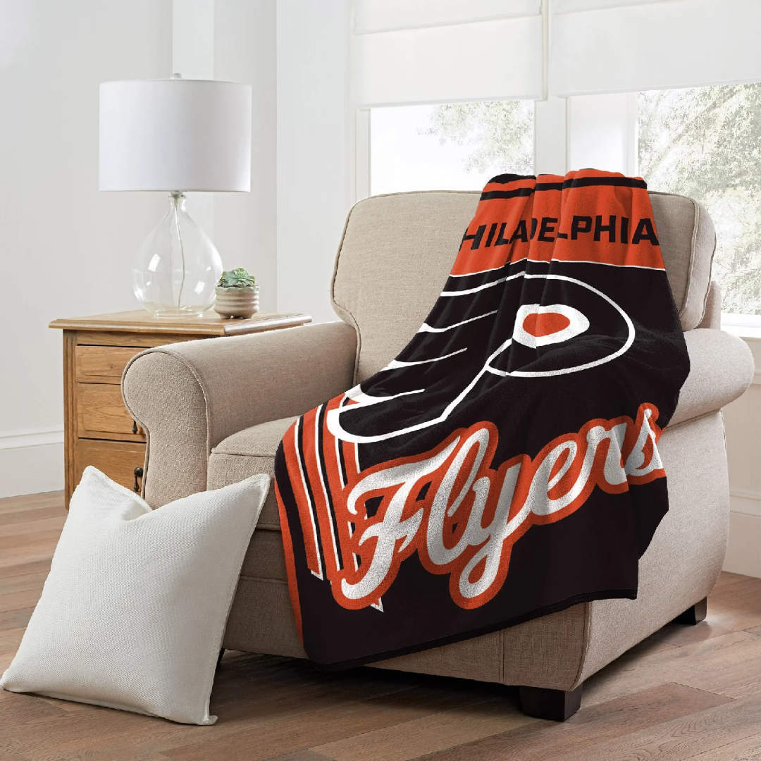 Philadelphia Flyers NHL Licensed Throw Blanket 46x60
