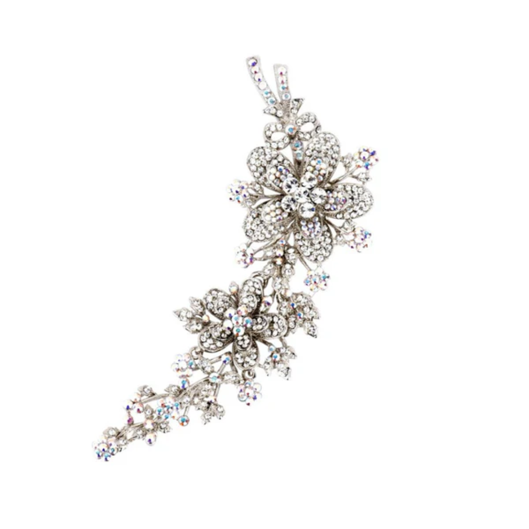 Trailing Floral Brooch Pin Jewelry for Women