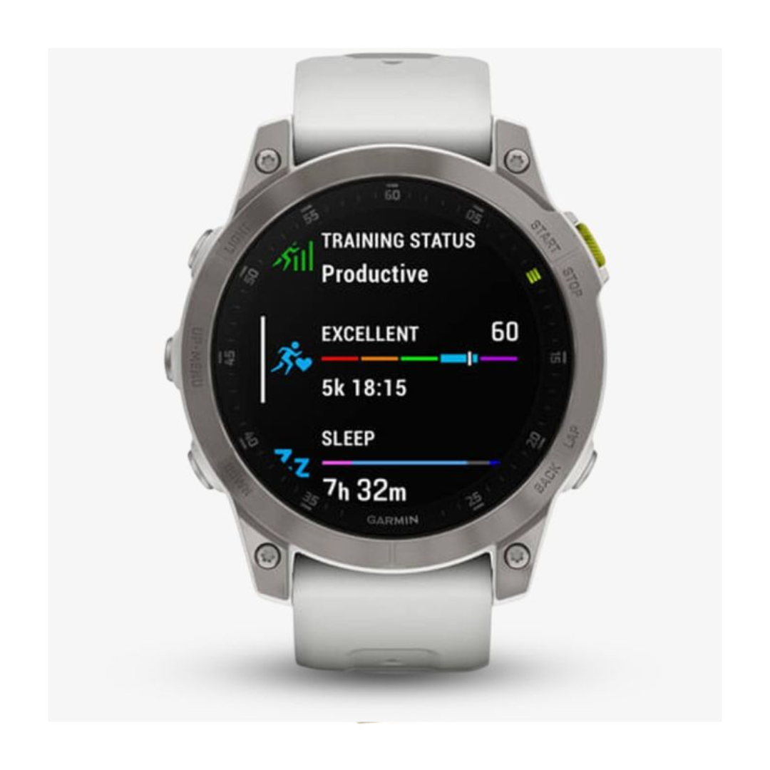 Mens Epix2 47mm Titanium Silver Case Smart Watch 010-02582-21