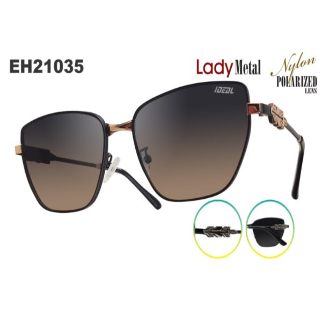 Nylon Polarized Lady Sunglasses for Comfortable Driving