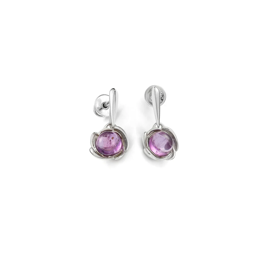 Purple Eye Of The Storm Earrings Design