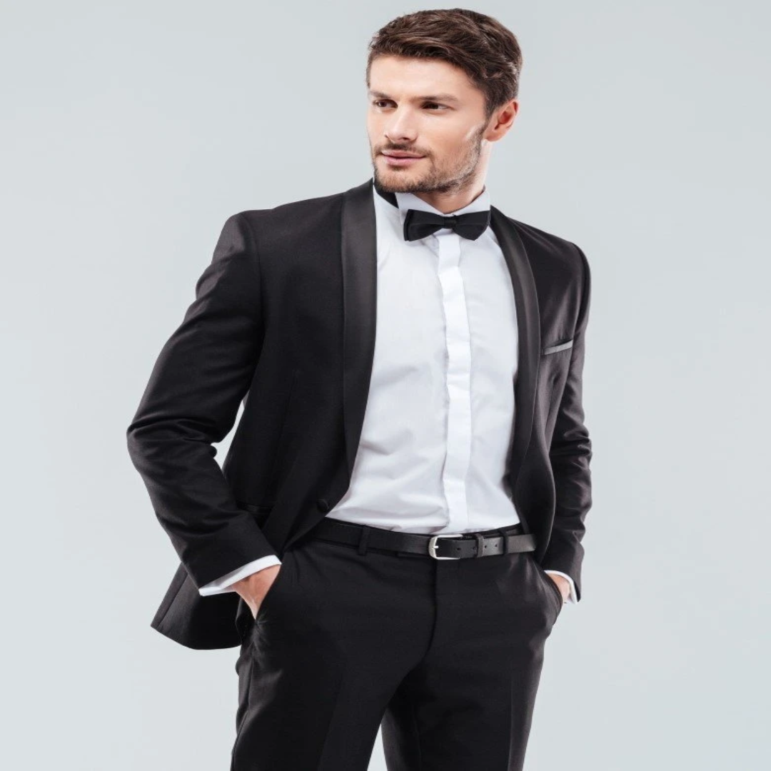 Premium Black Tailored Suits For Men
