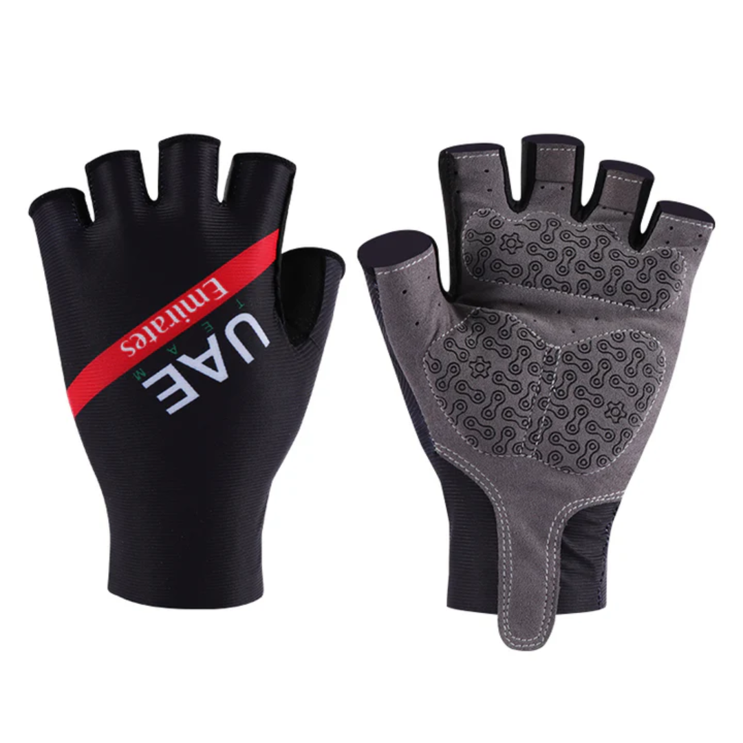 Team UAE Cycling Short Finger Sports Gloves