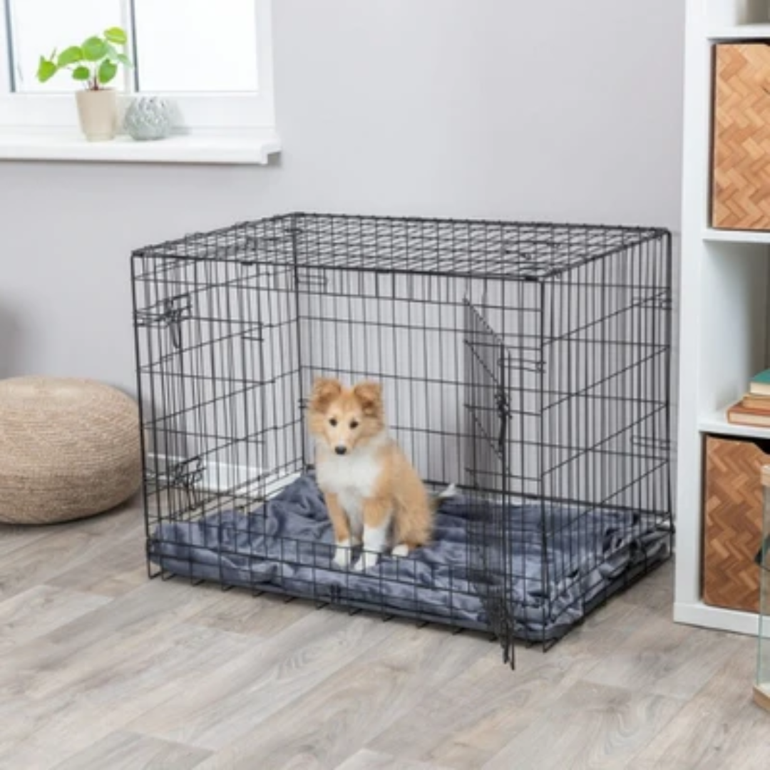 Foldable Wire Dog Crate For Large Dogs
