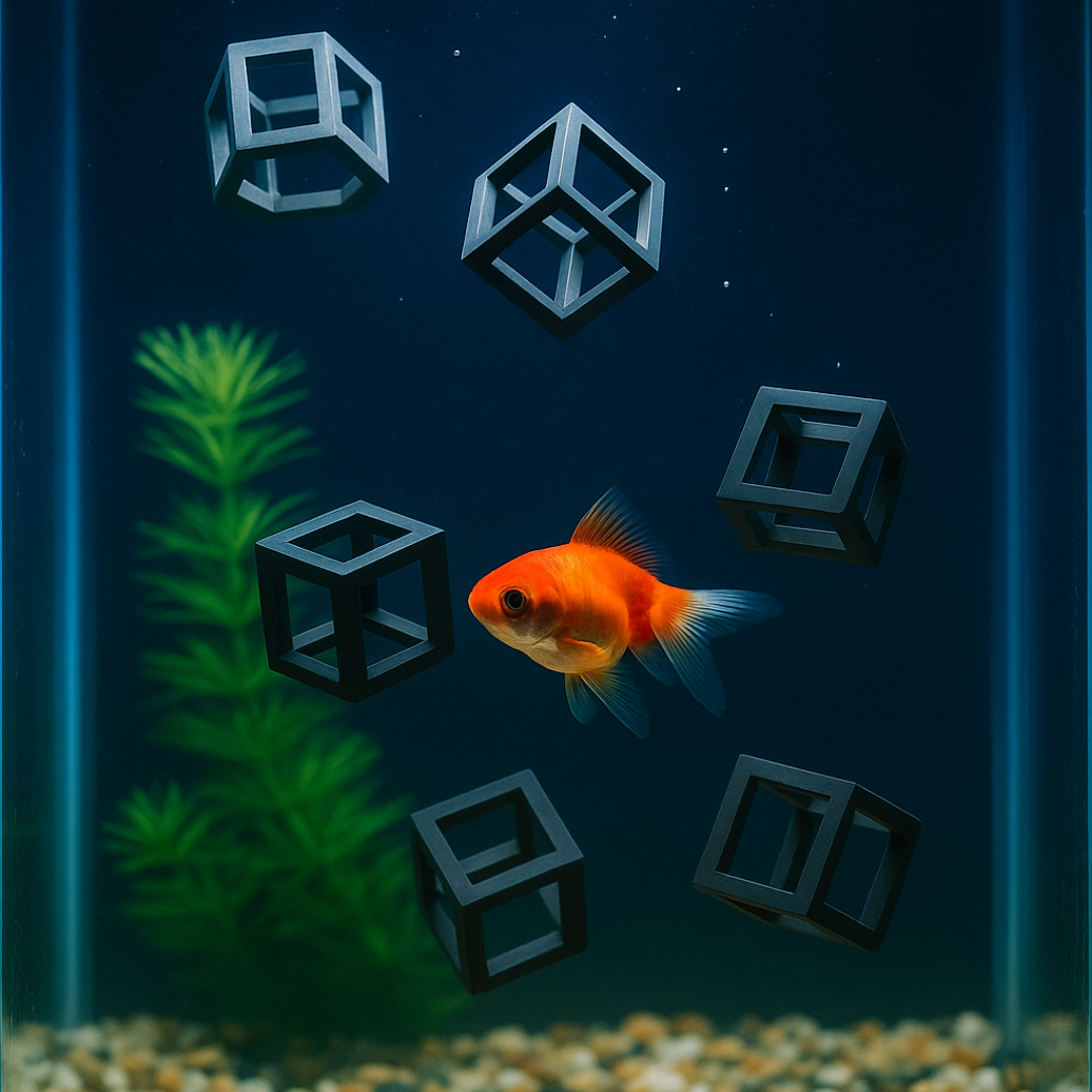 3D Shrimp Rack Floating Aquarium Toys