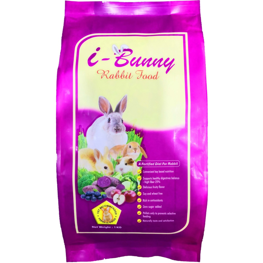I-Bunny Rabbit Pellets Pink Healthy Food