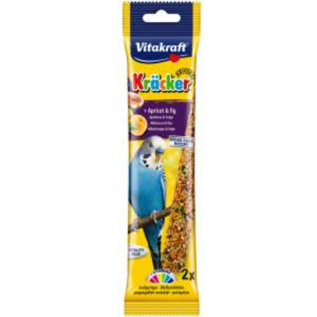 Vitakraft Kracker Apricot Fig Budgie Treat Sticks
