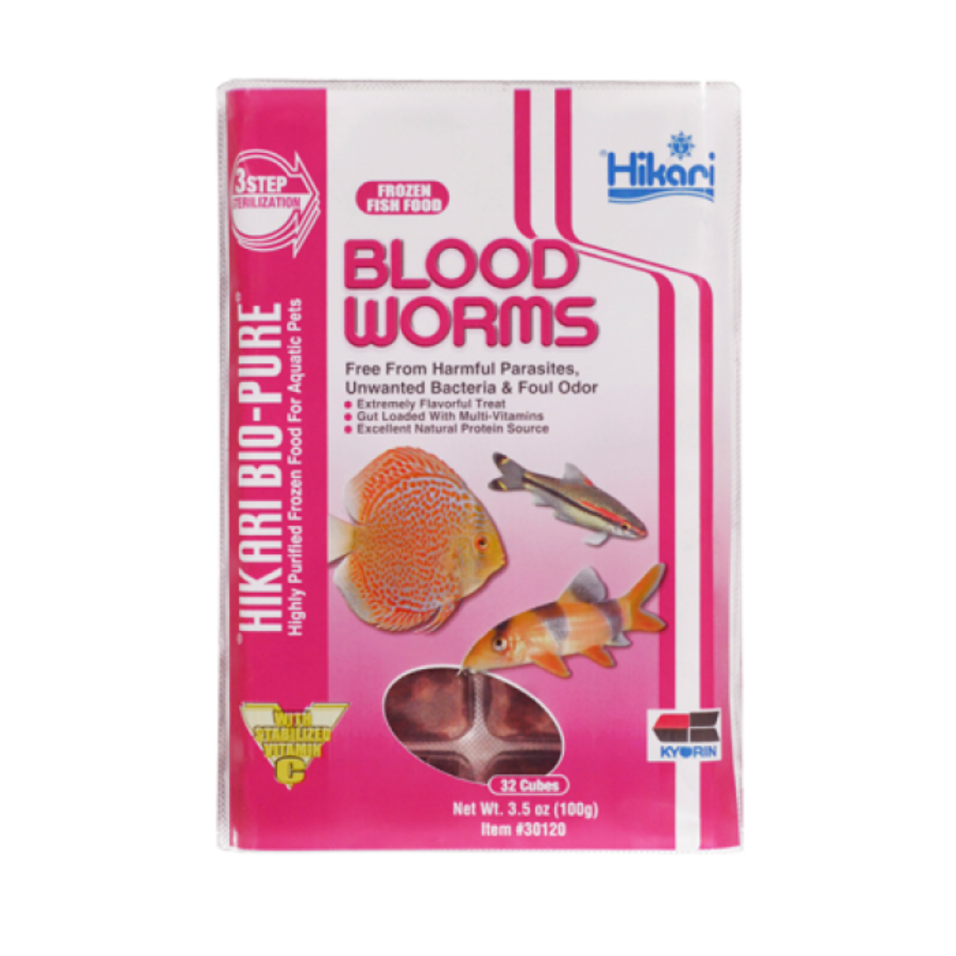 HIKARI Blood Worms 1pcs For Aquarium Fish