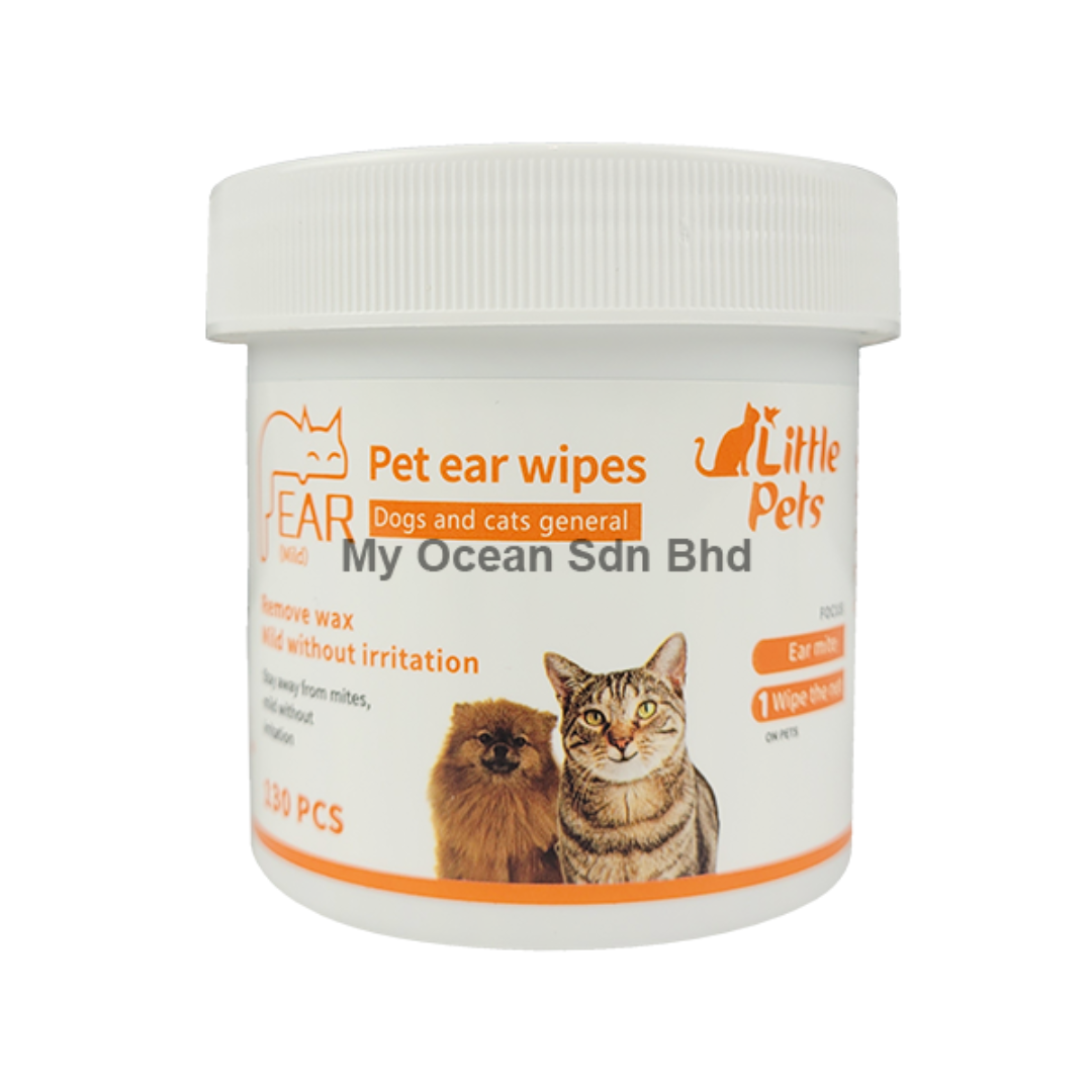 Gentle Ear And Eye Wipes For Little Pets