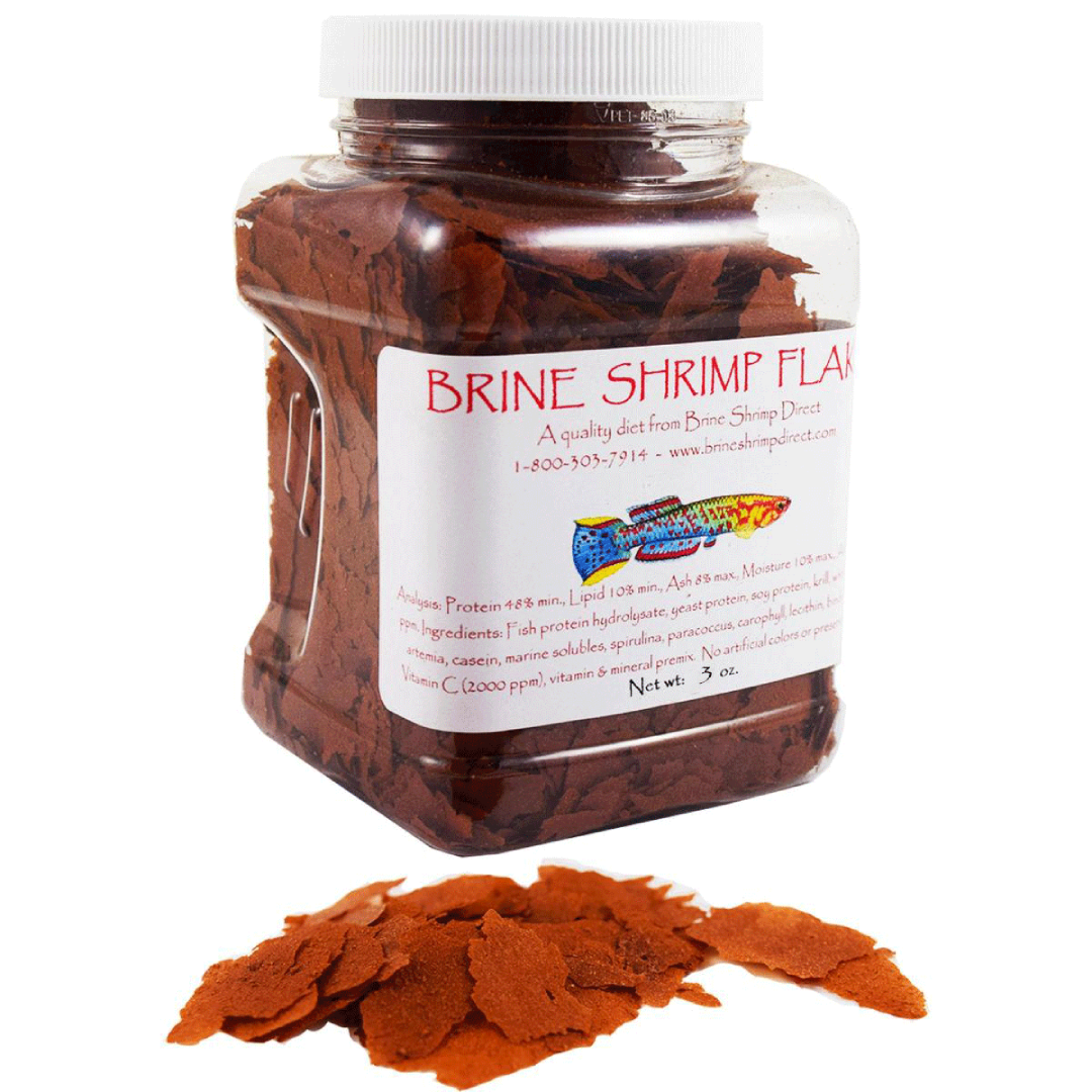 Brine Shrimp Flake LT 3 Oz For Tropical Fish