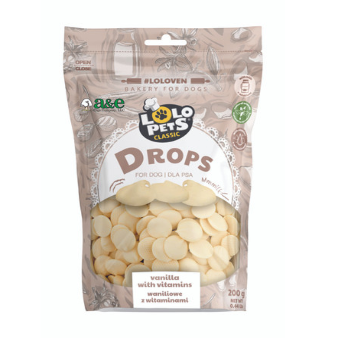 A&E Lolo Pets Classic Vanilla Flavored Yogurt Drops